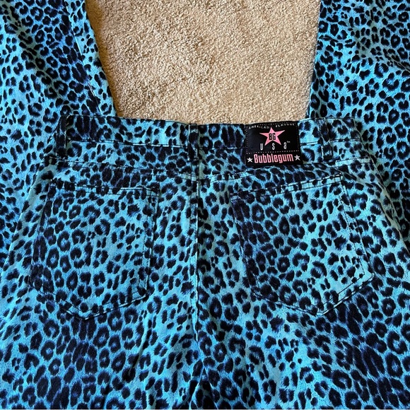Bubblegum Blue Leopard Jeans 11/12 - Picture 4 of 5